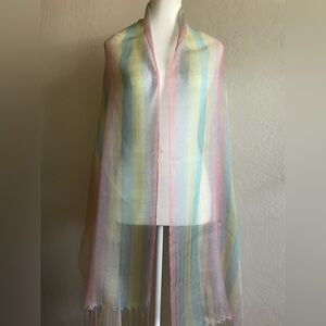 Pastel colors linen wrap